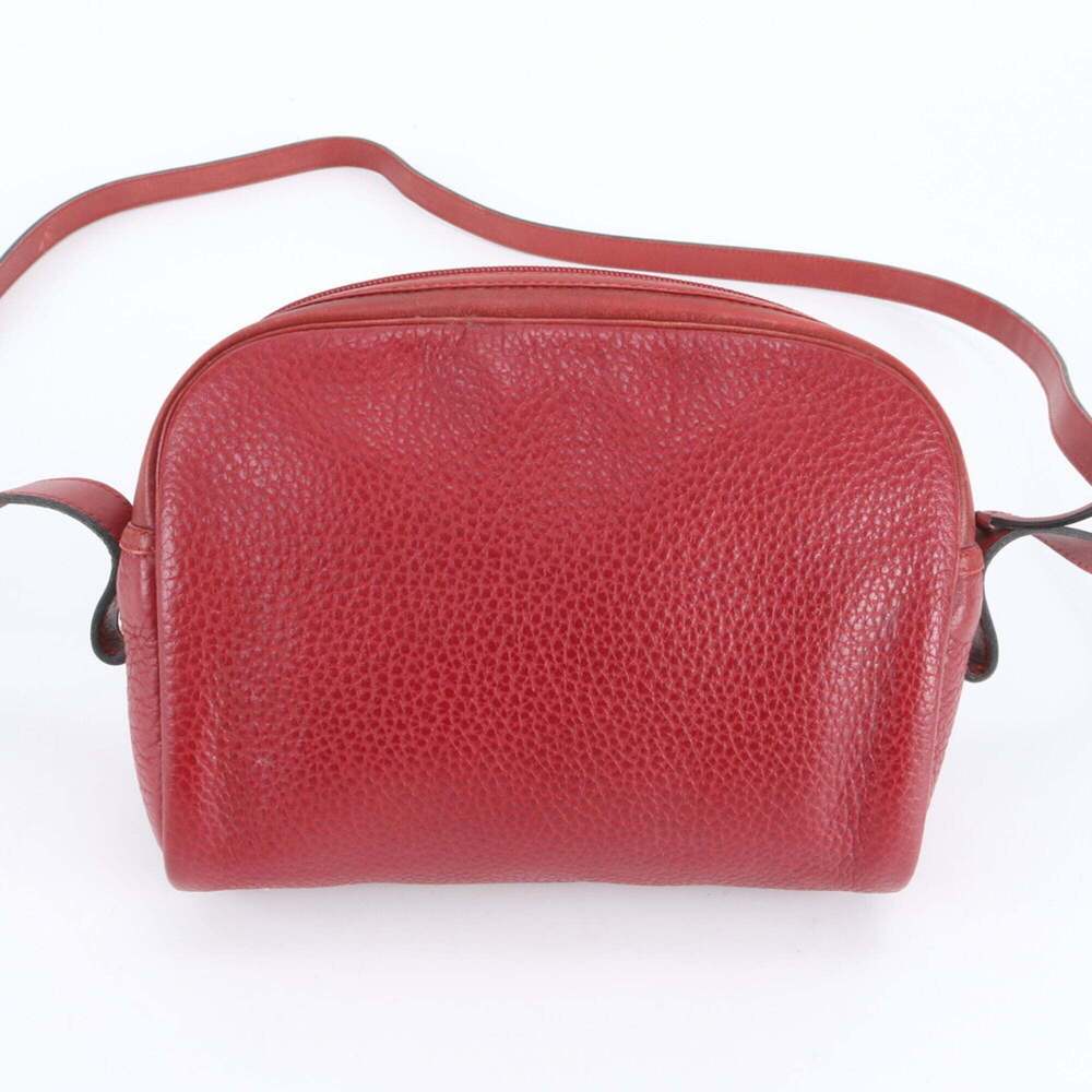 CHRISTIAN DIOR Vintage Red Leather Shoulder Bag - Picture 2 of 7